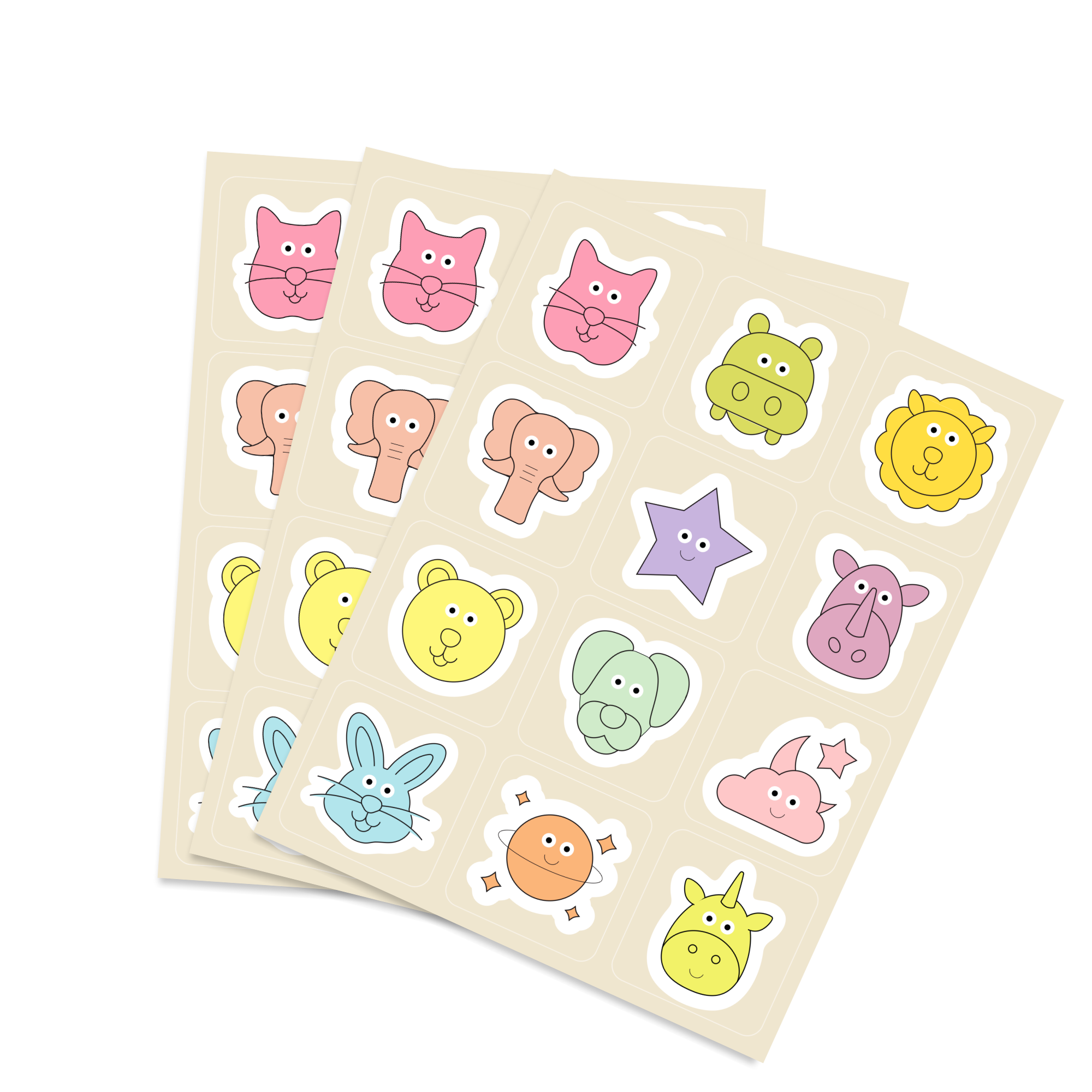 Sleep stickers to help kids sleep